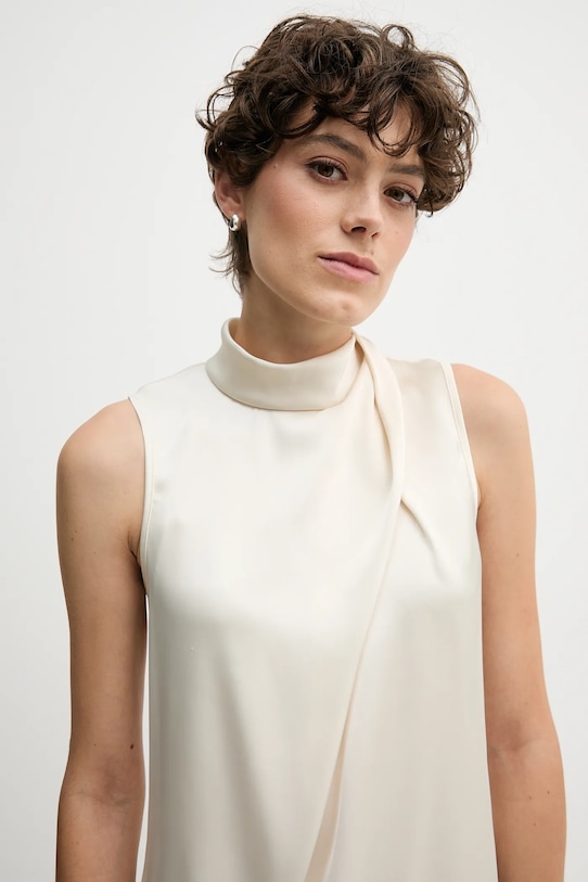 Sandro Ferrone bluzka beżowy S22YBFLOGICA