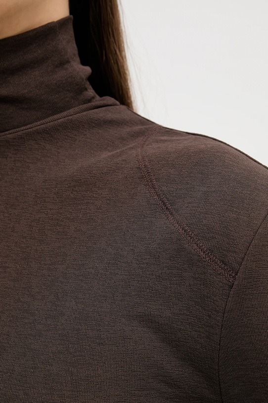 Nanushka bluzka NW25FWTP20577 brązowy