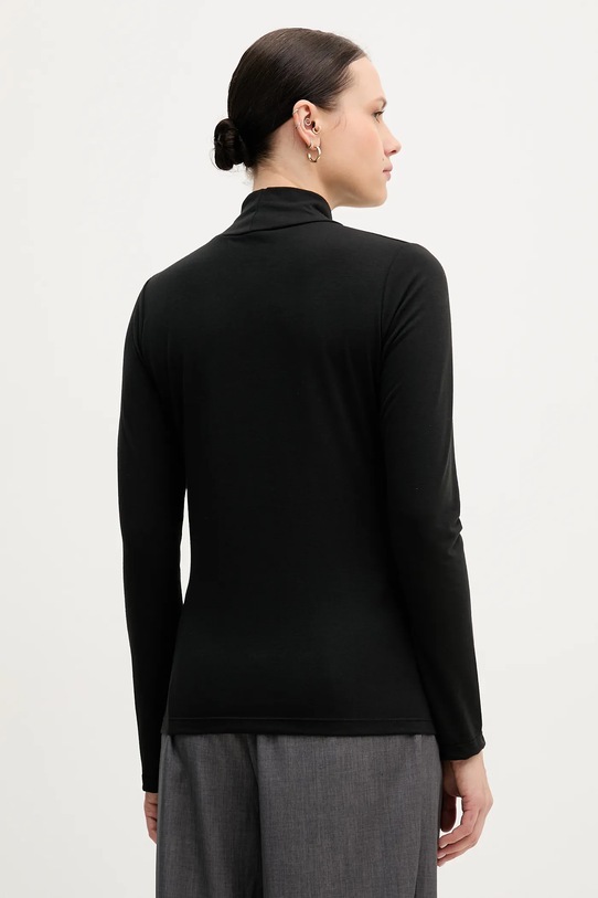 Odzież Sandro Ferrone longsleeve S98YBFSENSO czarny