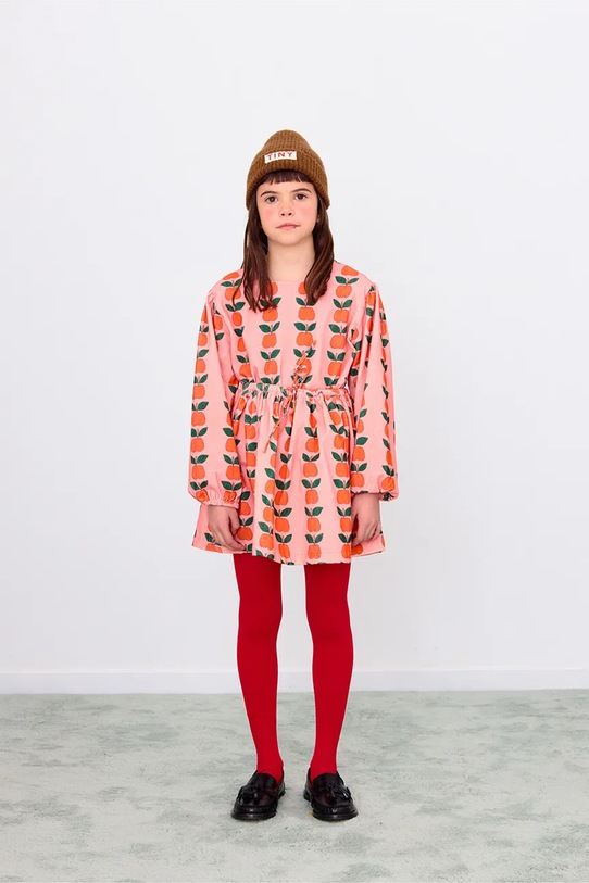 Tinycottons bluzka dziecięca APPLES BLOUSE różowy AW25.383