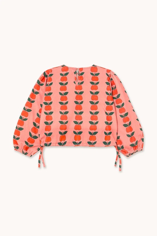 Dziewczynka Tinycottons bluzka dziecięca APPLES BLOUSE AW25.383 różowy