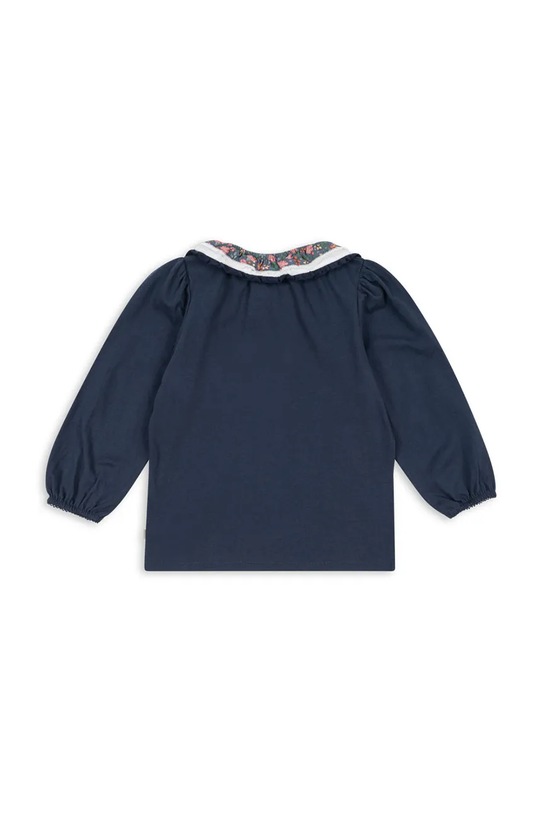 Konges Sløjd bluzka bawełniana dziecięca PAMI BLOUSE GOTS KS103955.9BYA granatowy AW25