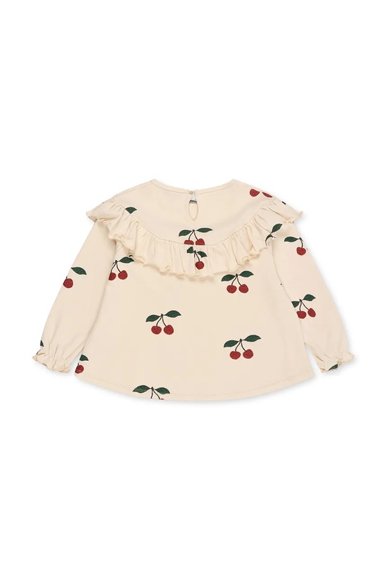 Κοριτσίστικα Μπλουζάκι Konges Sløjd MALLI GLITTER BLOUSE GOTS KS103892.9BYA μπεζ
