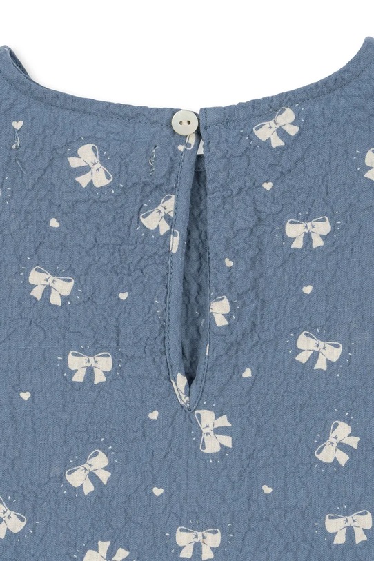 Dievča Detská blúzka Konges Sløjd VIDA BLOUSE GOTS KS104032.9BYA modrá