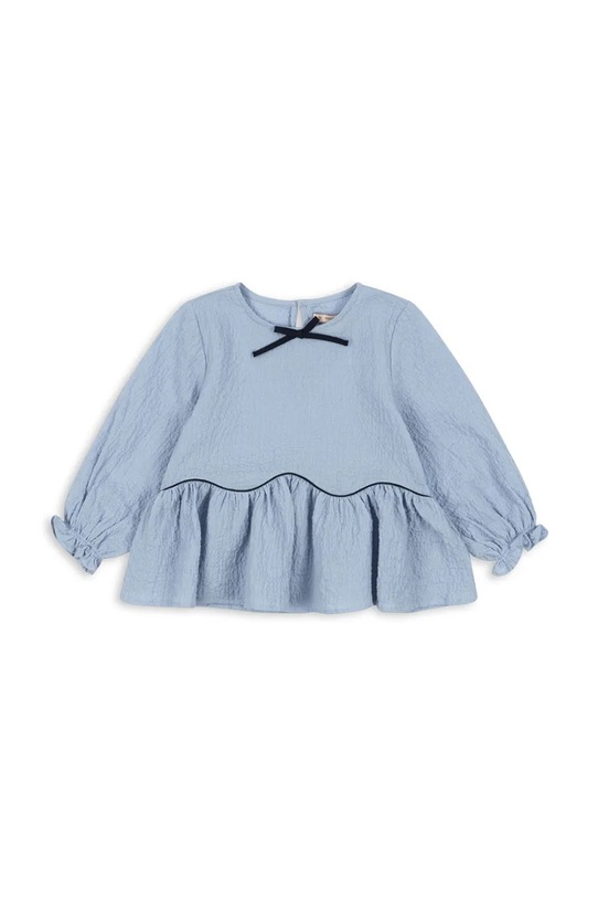 Παιδική μπλούζα Konges Sløjd AVA BLOUSE GOTS casual μπλε KS104070.9BYA