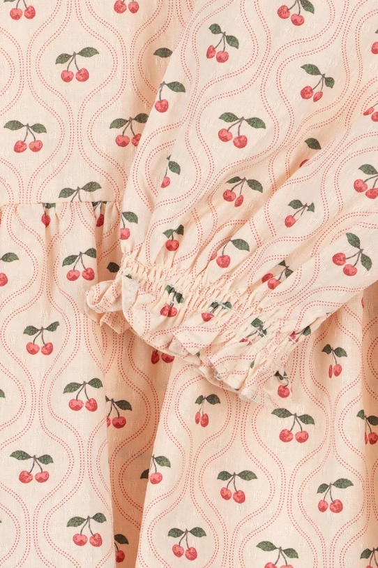 Konges Sløjd bluză copii CIANNA BLOUSE GOTS KS103754.9BYA bej