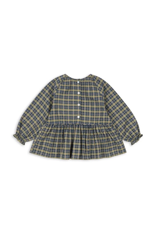 Konges Sløjd bluzka dziecięca TERRE BLOUSE GOTS KS104011.9BYA turkusowy AW25