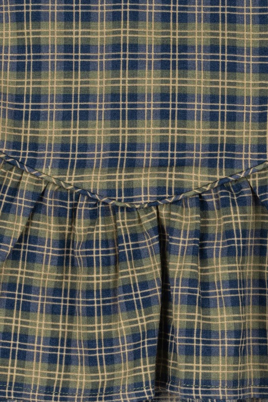 Konges Sløjd bluzka dziecięca TERRE BLOUSE GOTS KS104011.9BYA turkusowy