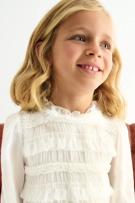 Abel&Lula bluzka dziecięca 5614.3.Mini.9BYA beżowy