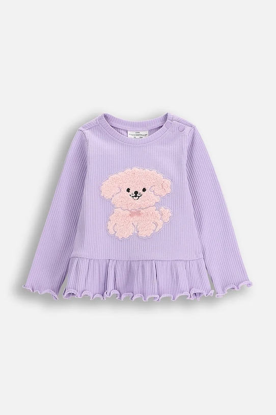 Coccodrillo bluză bebe print violet ZC5143103HGN