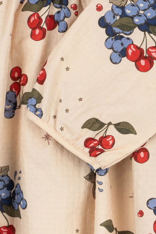 Konges Sløjd bluzka bawełniana dziecięca AVI LS BLOUSE GOTS KS104202.9BYA beżowy