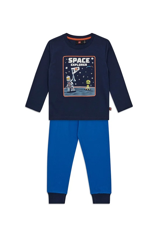 Lego piżama bawełniana dziecięca LWAGAN 708 komplet granatowy 11010964