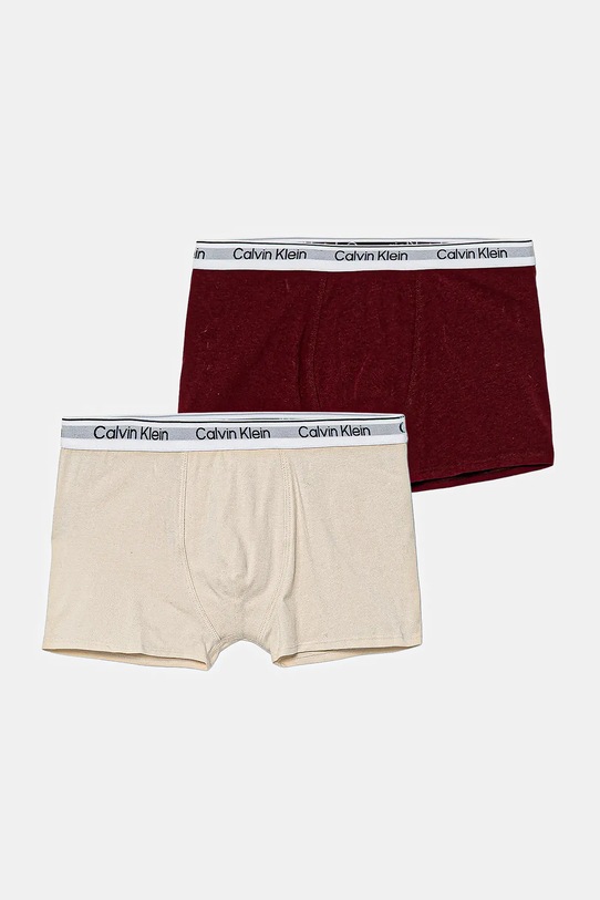 Дитячі боксери Calvin Klein Underwear 2-pack приталені боксери бежевий B70B700506.9BYA