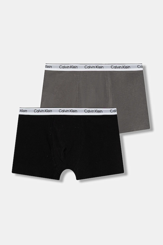 Dječje bokserice Calvin Klein Underwear 2-pack uske bokserice siva B70B700506.9BYA