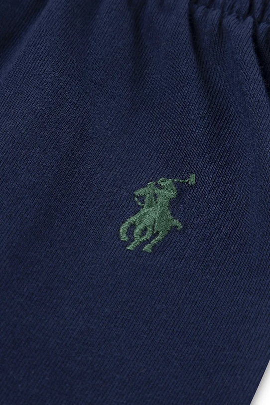 Otroška bombažna pižama Polo Ralph Lauren mornarsko modra 9P0278