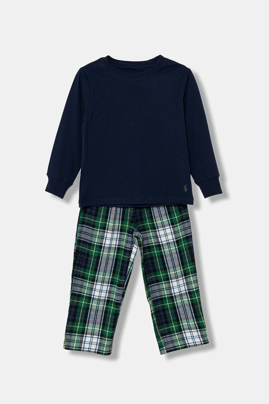 Polo Ralph Lauren piżama bawełniana dziecięca wzorzyste granatowy 8P0282