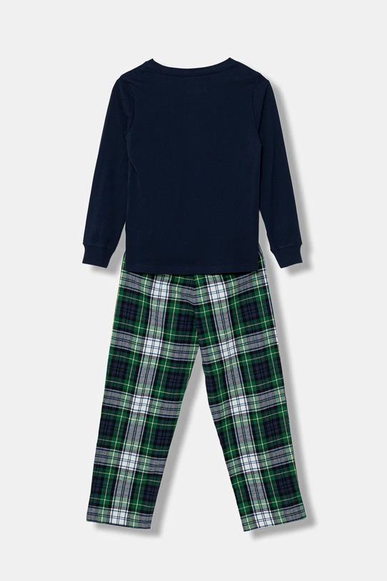 Polo Ralph Lauren piżama bawełniana dziecięca 9P0282 granatowy AW25