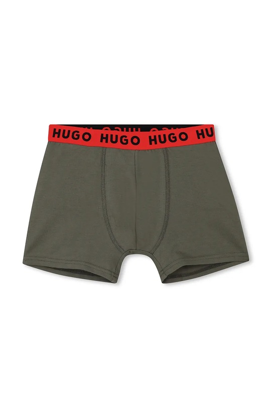 HUGO bokserki dziecięce 2-pack G00558.102.150 czarny AW25