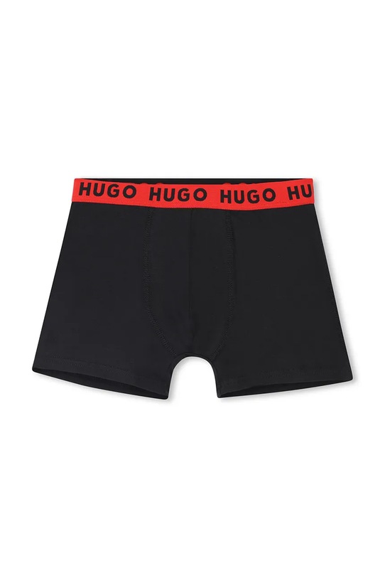 HUGO bokserki dziecięce 2-pack czarny G00558.102.150