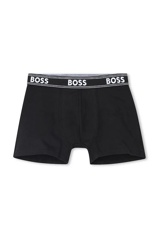 Chłopiec BOSS bokserki dziecięce 3-pack J52651.102.150 czarny