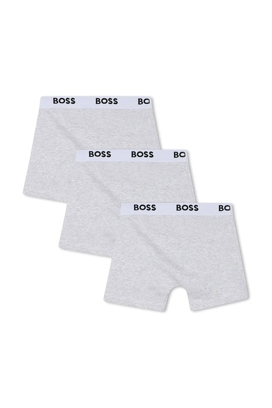 Παιδικά μποξεράκια BOSS 3-pack J52663.102.150 γκρί AW25