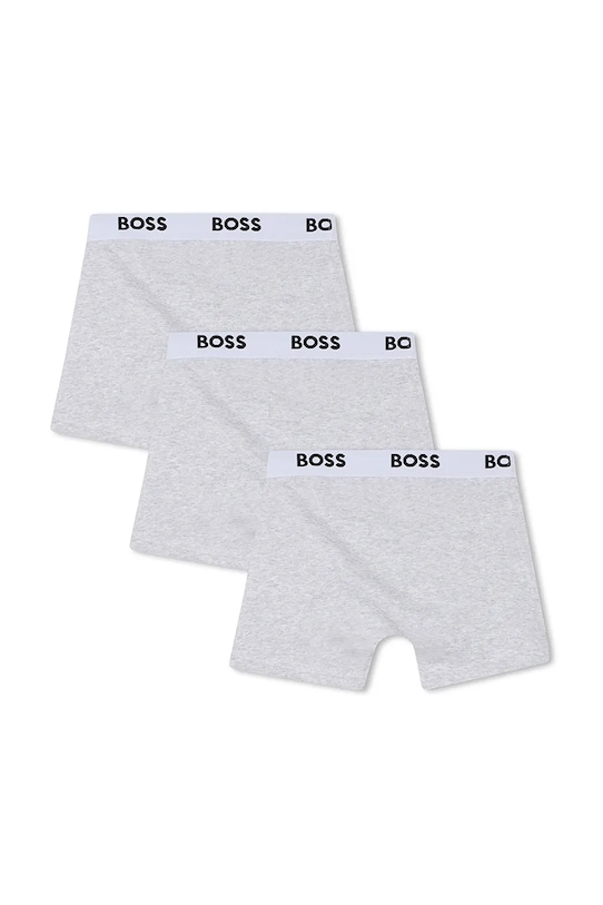 BOSS bokserki dziecięce J52663.162.174 szary AW25