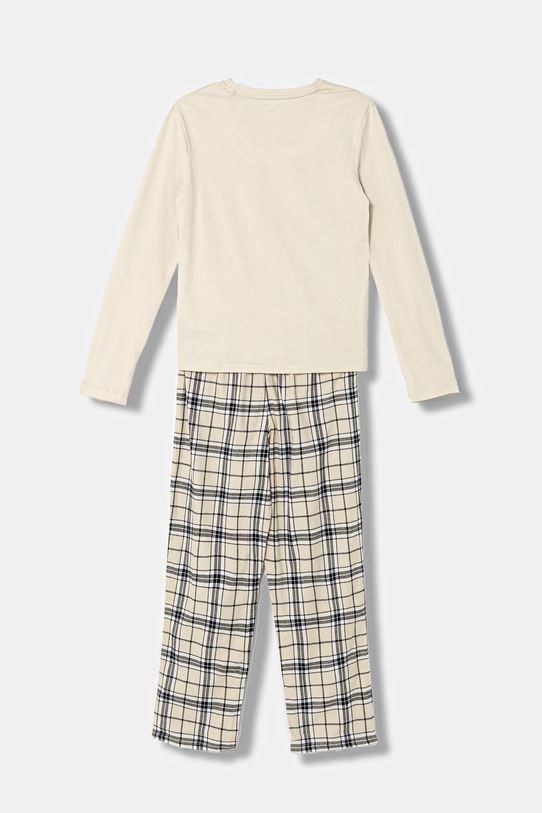 Tommy Hilfiger piżama dziecięca UB0UB00585.9BYA beżowy AW25