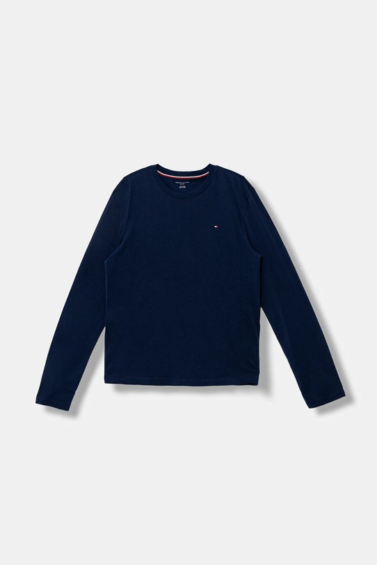 Детская хлопковая пижама Tommy Hilfiger UB0UB00587.9BYA тёмно-синий AW25