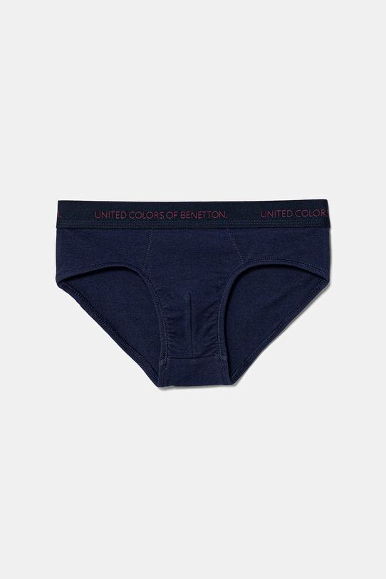 United Colors of Benetton slipy dziecięce 2-pack 3VPS0S02T.G.seasonal granatowy AW25