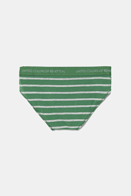 United Colors of Benetton slipy dziecięce 2-pack 3VPS0S02T.G.seasonal zielony