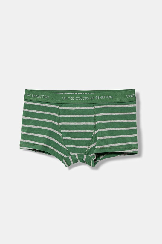 Детские боксеры United Colors of Benetton 2 шт 3VPS0X01J.G.seasonal зелёный AW25