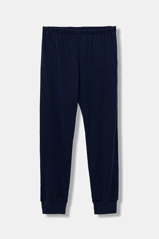 Băieți United Colors of Benetton set de pijama de bumbac pentru copii 3VR50P08V.G.seasonal albastru