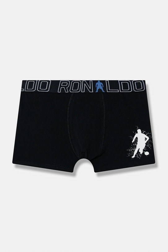 Chłopiec CR7 Cristiano Ronaldo bokserki dziecięce 2-pack 8400.51.600 czarny