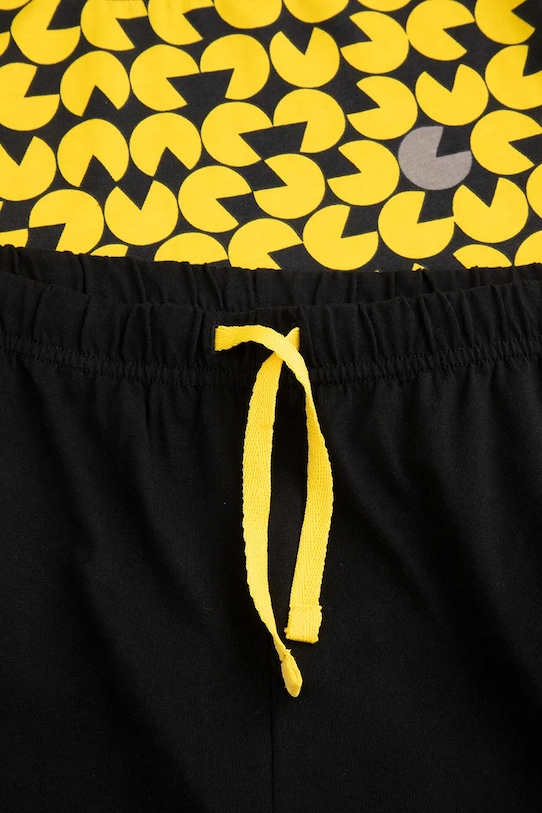 Coccodrillo pijamale de bumbac pentru copii galben ZC5448115PJS