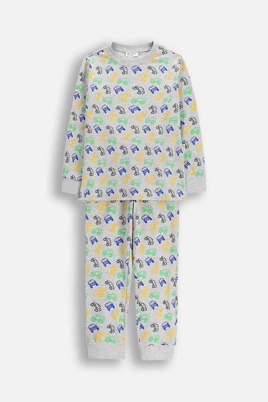 Пижамный комплект с хлопком для младенцев Coccodrillo комплект серый ZC5448112PJS