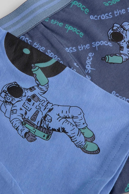 Băieți Coccodrillo boxeri copii 2-pack ZC5409505PAN albastru