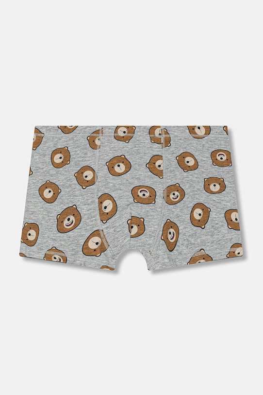 United Colors of Benetton bokserki bawełniane dziecięce wzorzyste szary 3MFE0X01K.G.Seasonal