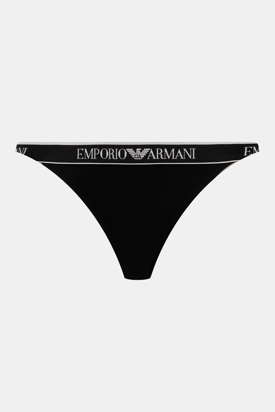 Emporio Armani Underwear stringi 2-pack EW000405.AF15345 czarny AW25
