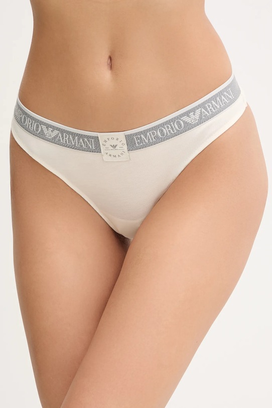 Emporio Armani Underwear komplet - biustonosz i brazyliany beżowy EW001905.AF15345