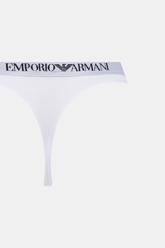Odzież Emporio Armani Underwear stringi 2-pack EW000402.AF13033 biały