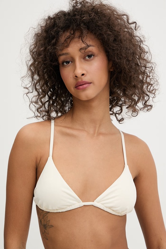 Calvin Klein горнище на бански дамско бежов LV00Q62697