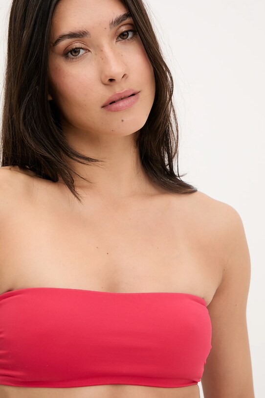 Plavková podprsenka Calvin Klein červená LV00Q62845