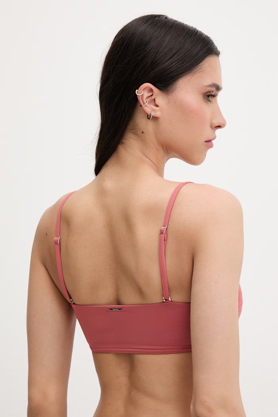 Oblečenie Calvin Klein plavková podprsenka dámska LV00Q62845 ružová