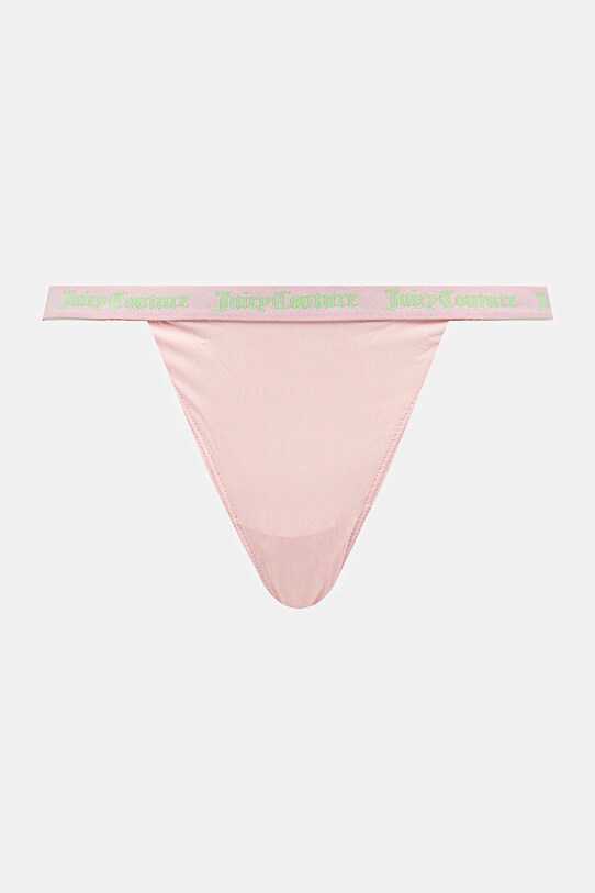 Juicy Couture tanga 3 PACK RIBBED MICROFIBRE THONG 3-pack JCTTH125982 negru AW25