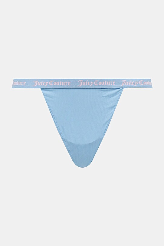 Juicy Couture tanga 3 PACK RIBBED MICROFIBRE THONG 3-pack negru JCTTH125982