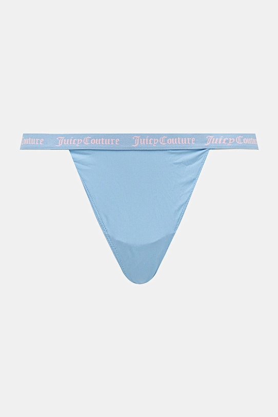 Juicy Couture perizoma 3 PACK RIBBED MICROFIBRE THONG pacco da 3 nero JCTTH125982