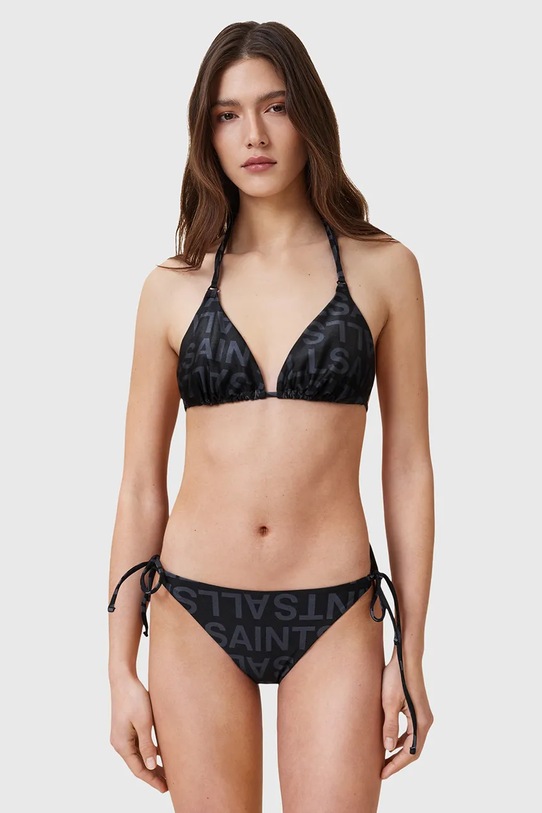 AllSaints biustonosz kąpielowy SAPH miękka czarny W014WC
