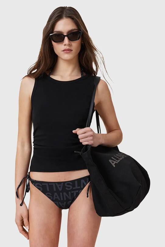 AllSaints figi kąpielowe SAPH czarny W015WC