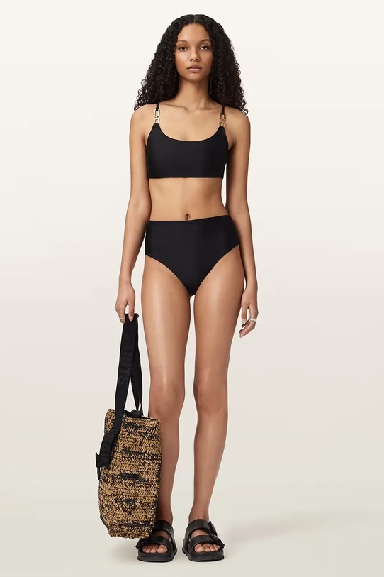 AllSaints top kąpielowy damski TALARIA czarny W018WC