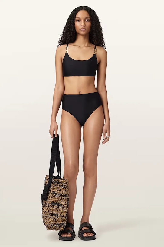 AllSaints top kąpielowy damski TALARIA czarny W018WC